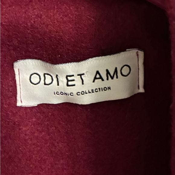 Women's Maroon Coat - Picture 7 of 12